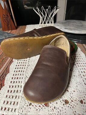 Earthing Harmony Grounding Men's Shoes Brown Leather crafted in Turkey